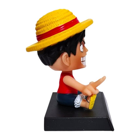 Monkey D Luffy Bobblehead With Mobile Holder