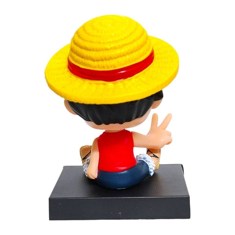 Monkey D Luffy Bobblehead With Mobile Holder