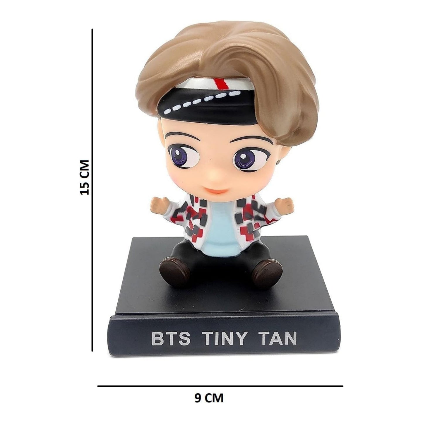 BTS V Kim Taehyung Bobblehead With Mobile Holder