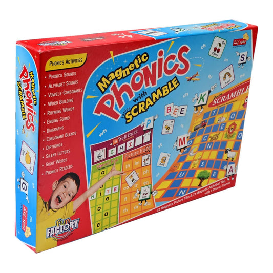 Lil' Star Magnetic Phonics & Scramble Game Multicolor - 104 Pieces