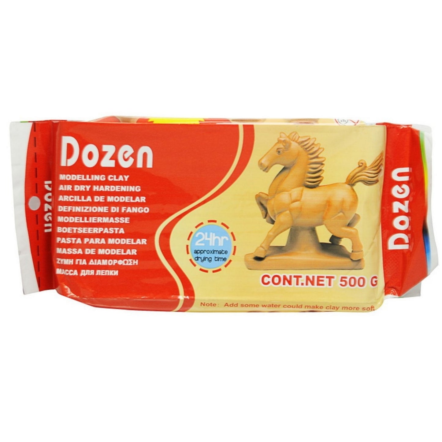 Dozen Air Dry Craft Clay - Brown