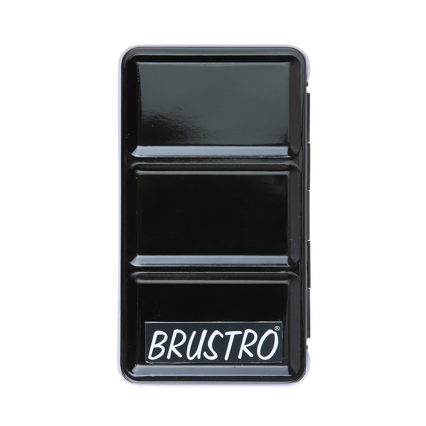 Brustro Empty Watercolour 12 Half Pan Metal Box (Pans Included)