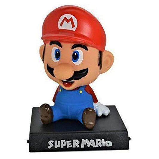 Super Mario Red Bobblehead With Mobile Holder