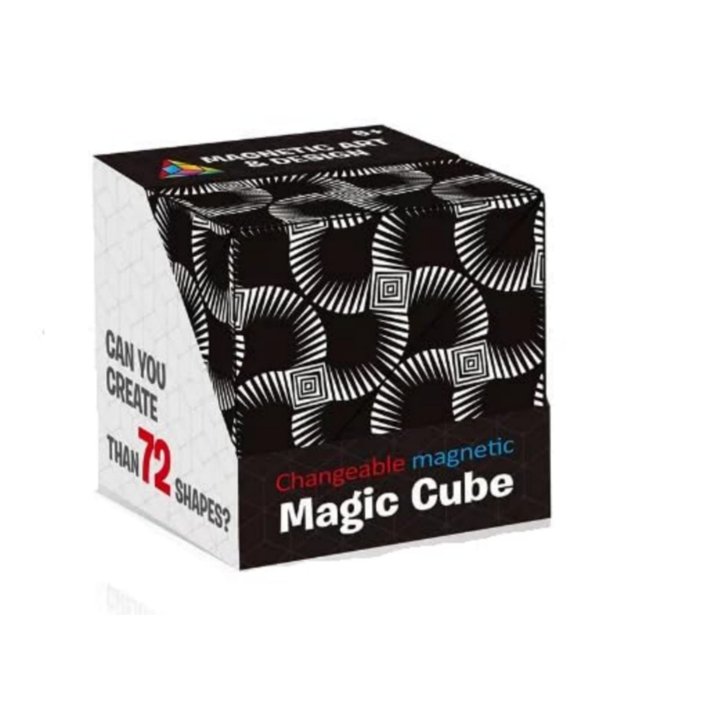 Magnetic Cube Puzzle Box Infinity Cubes Fidget Cube 36 Rare Earth Strong Magnets Transforms Into Over 70 Shapes Magic Cube 3D Magnetic Fidget Cube Puzzle Game Shape Shifting Cube