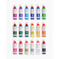 Camel Fluid Acrylic Colours 18 Shades of 50ml Multicolor