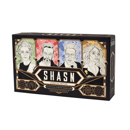 Shasn The Political Strategy Board Game for Adults and Children 14+ Years Epic Game of Politics Ethics and Strategy 2-5 Players Multicolor