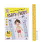 Ratna's Parts of Body Jigsaw Puzzle for Kids with 2 in 1 Write and Wipe Board with Body Parts