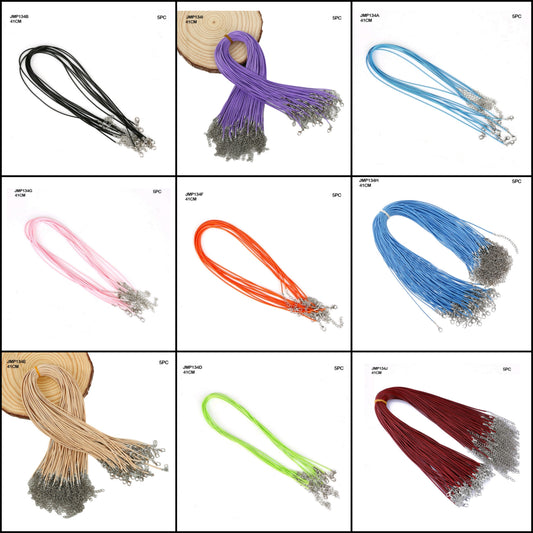 Lobster Buckle Leather Rope 5 Pc's