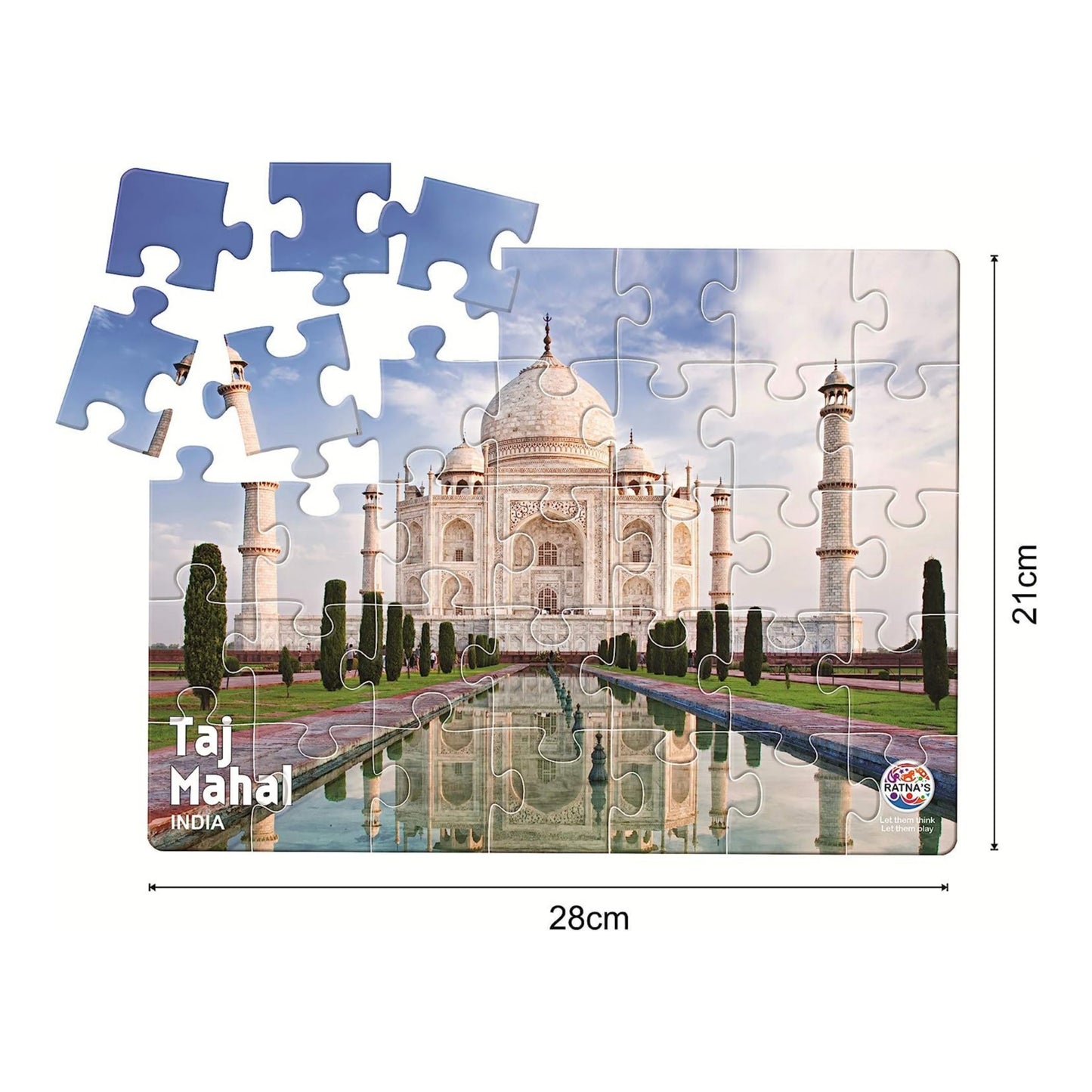 Ratna's 7 Wonders of The World Jigsaw Puzzle. 7 Different Jigsaw Puzzles