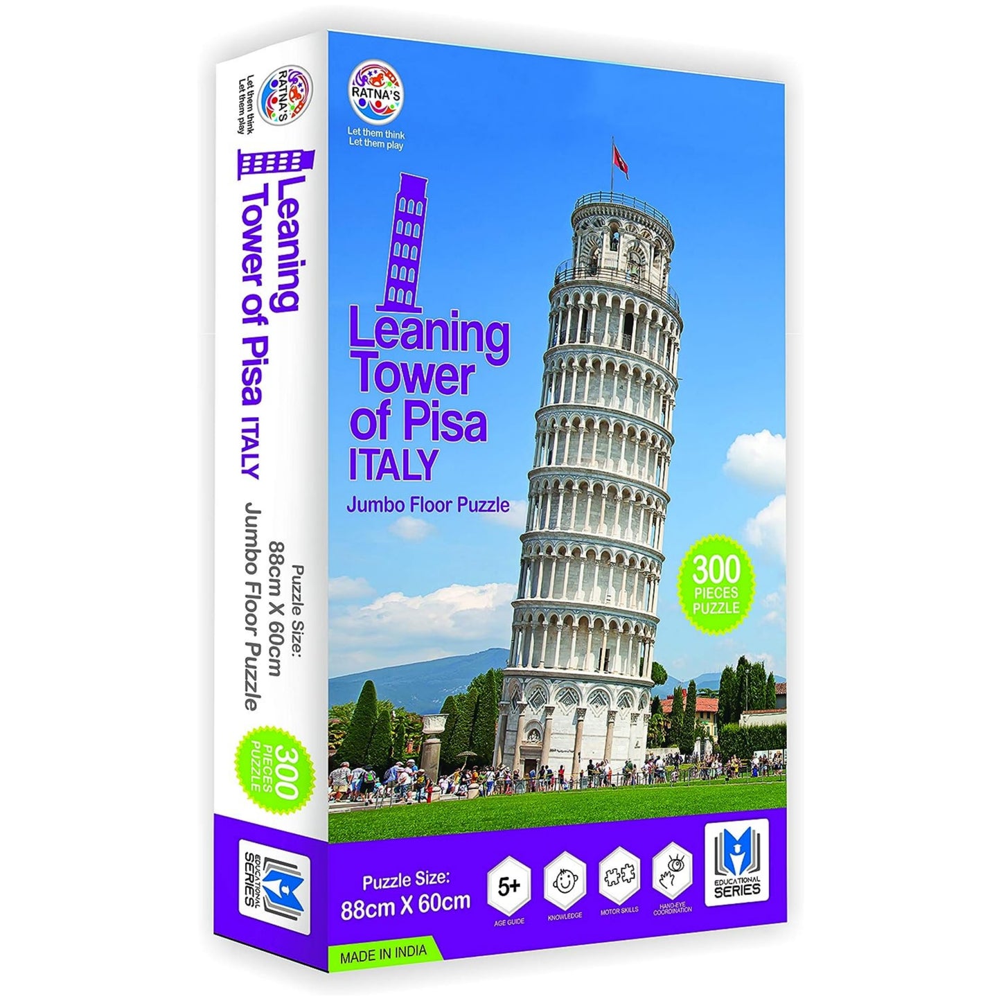 RATNA'S Leaning Tower of PISA Jumbo Jigsaw Puzzle 300 Pieces(88 CM X 60 CM) Size