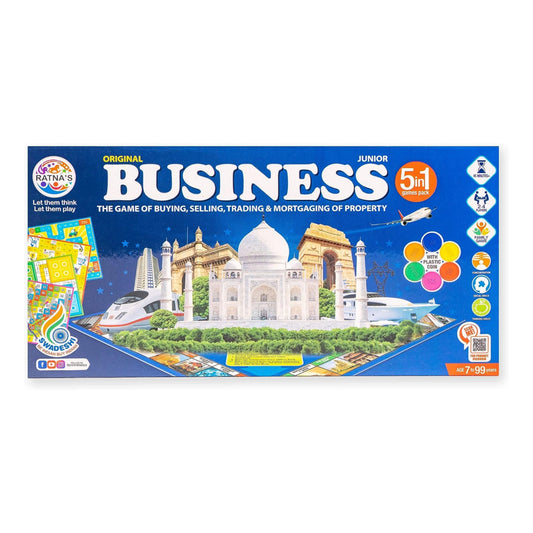 Ratna's Business JR. Coins 5 in 1 Board Game Set