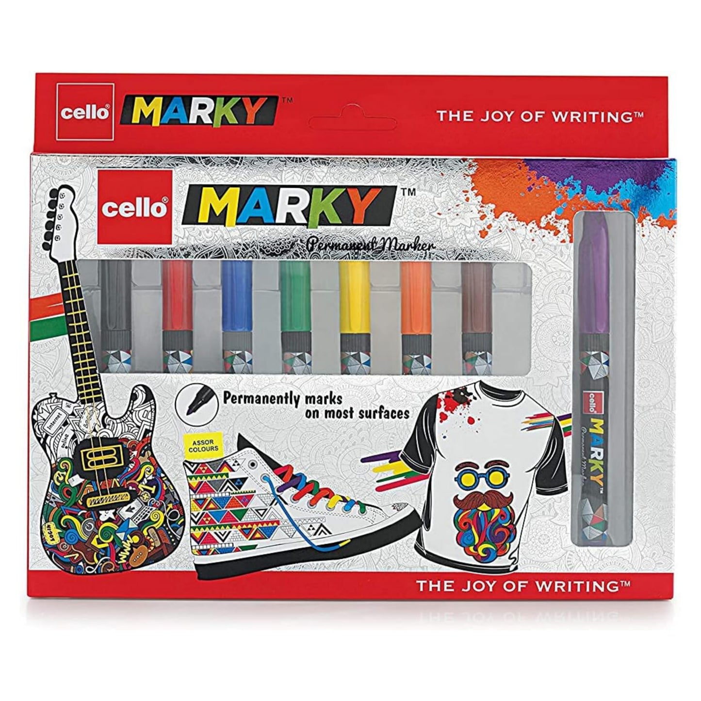 Cello Marky Permanent Marker-Pack Of 8