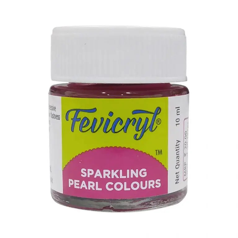 Pidilite Fevicryl Sparkling Pearl Colours 10ml (Loose)