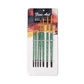 Pidilite Fevicryl Fine Art Synthetic Taklon Round Brush Set of 7 For Painting with Acrylic, Watercolours, Oil Colours (Size: 0,2,4,6,8,10,12)