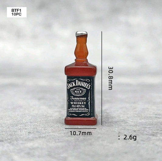 Miniature Model Whiskey Bottle 10 PC's