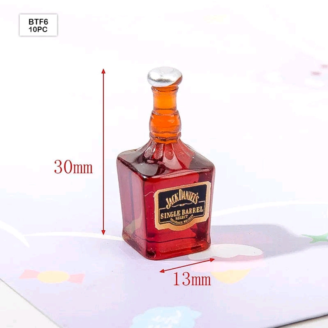 Miniature Model Whiskey Bottle 10 PC's