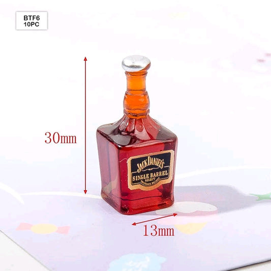 Miniature Model Whiskey Bottle 10 PC's