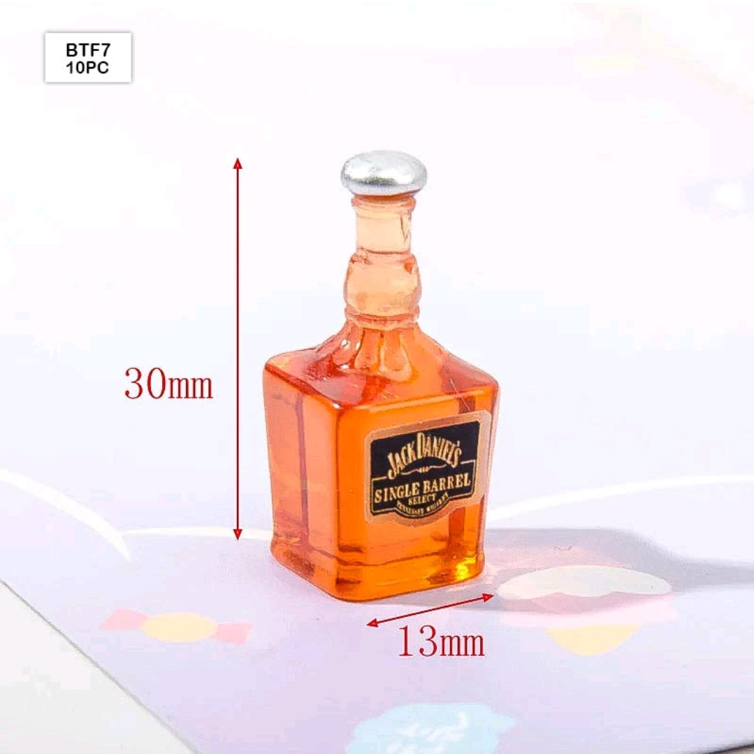 Miniature Model Whiskey Bottle 10 PC's