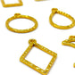 Bezels Mix Shape Set Gold - 10 Pcs