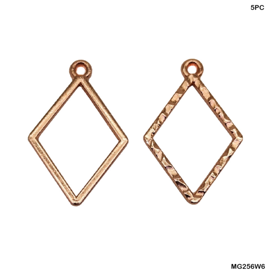 Bezels Single Shape Set Rose Gold - 5 Pcs