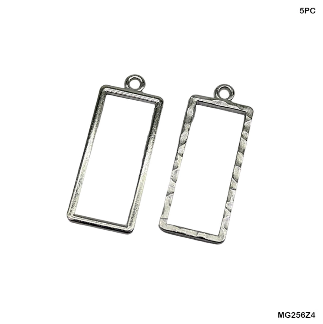 Bezels Single Shape Set Silver - 5 Pcs