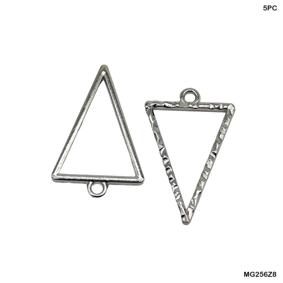 Bezels Single Shape Set Silver - 5 Pcs