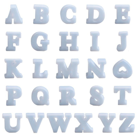 Silicone Mould Alphabet Set 2.5 Inch - Single