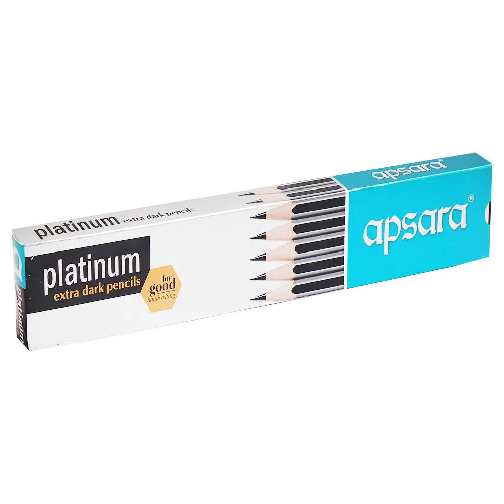 Apsara Platinum Extra Dark Pencils Pack of 10