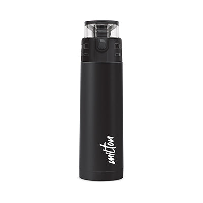 Milton Atlantis 600 Thermosteel Insulated Water Bottle, 500 ml, Red | Hot and Cold | Leak Proof | Office Bottle | Sports | Home | Kitchen | Hiking | Treking | Travel | Easy to Carry | Rust Proof