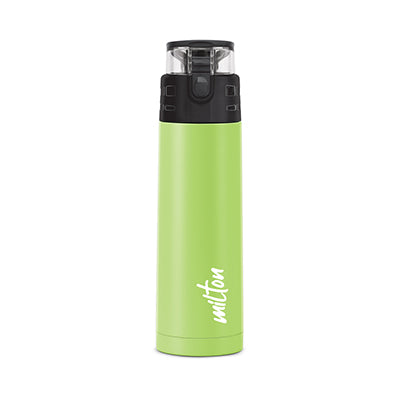 Milton Atlantis 600 Thermosteel Insulated Water Bottle, 500 ml, Red | Hot and Cold | Leak Proof | Office Bottle | Sports | Home | Kitchen | Hiking | Treking | Travel | Easy to Carry | Rust Proof