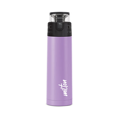 Milton Atlantis 600 Thermosteel Insulated Water Bottle, 500 ml, Red | Hot and Cold | Leak Proof | Office Bottle | Sports | Home | Kitchen | Hiking | Treking | Travel | Easy to Carry | Rust Proof