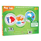 Imagimake: Mapology World- World Map and Its Countries- Learning Aid & Educational Toy- Jigsaw Puzzle- for Kids Age 4 and Above (Mapology World)