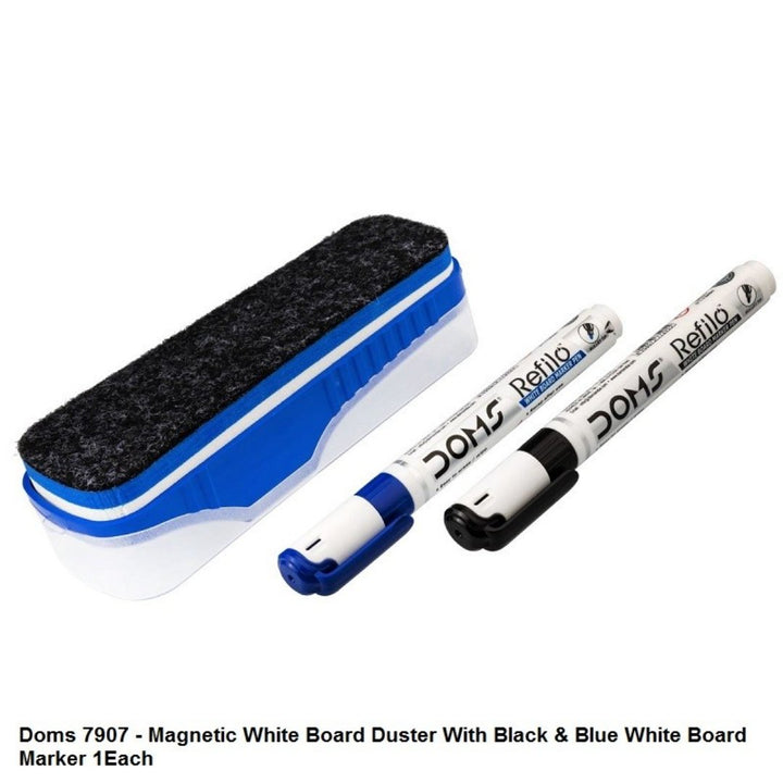 DOMS Magnetic White Board Duster With 2 Marker