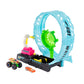 Hot Wheels® Monster Trucks Glow in The Dark Epic Loop Challenge™ Playset with Launcher, Ramp & Giant Loop, Includes 1 1:64 Scale Die-Cast Truck & 1 Car Toy Gift for Kids