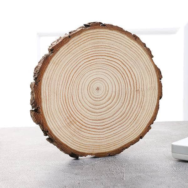 Natural Wooden Slice Round 12-13x1cm