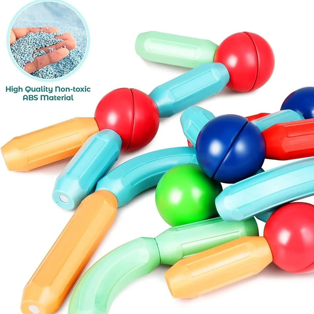 Magnetic Building Sticks and Balls Set - 42 Pc's