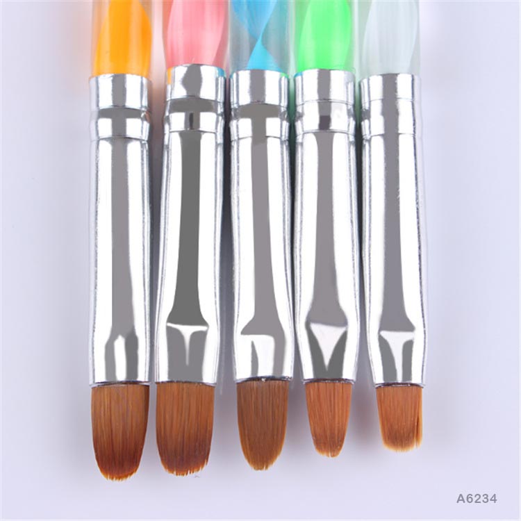 Acrylic Emboss Tool With Brush 5 Pc's