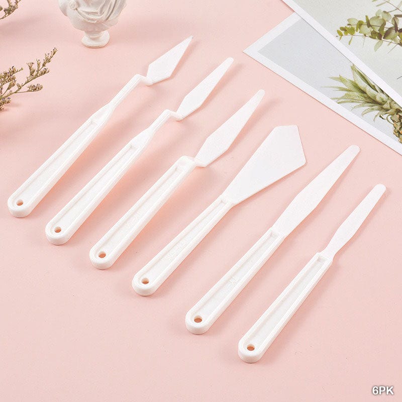 Plastic Painting Knife 6 Pc's