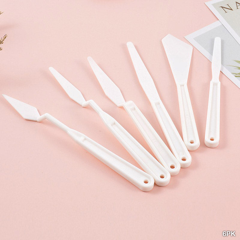 Plastic Painting Knife 6 Pc's