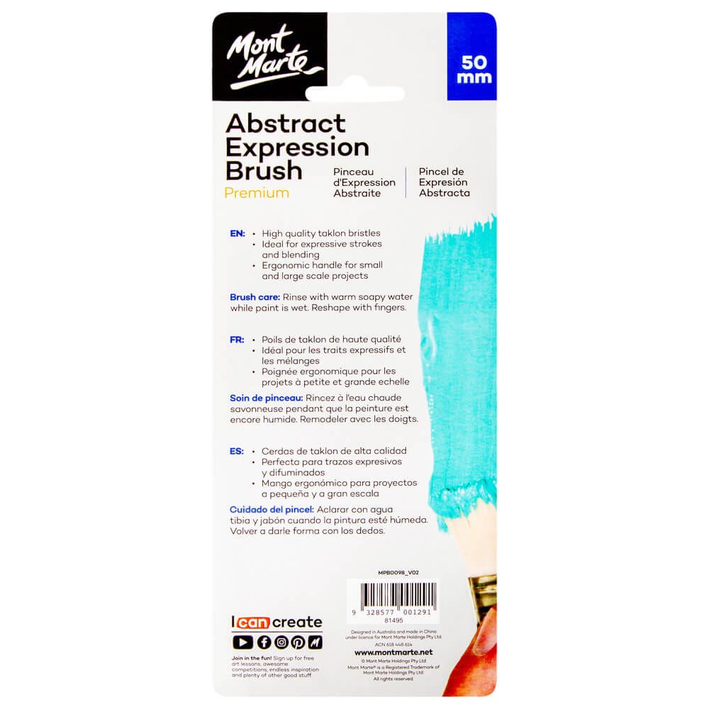 Mont Marte Abstract Expression Brush Premium 50mm