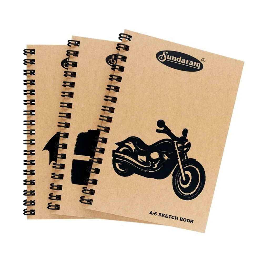 Sundaram Sketch Book Spiral Bound (Wiro) - 100 pages