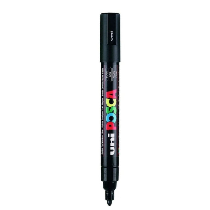 Uni-Ball Posca Pc-5m [10 Pen Set] Includes 1 of Each - Black