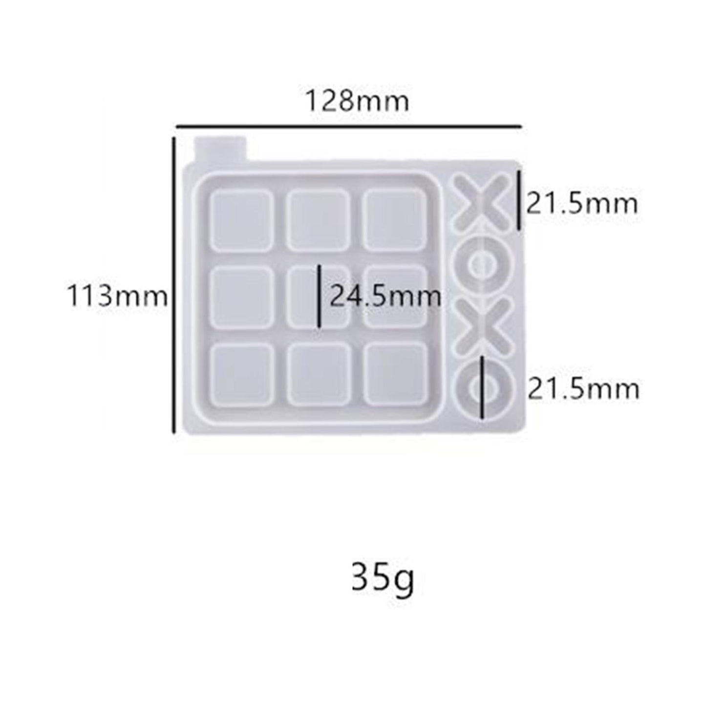 Silicone Mould Tic Tac Toe