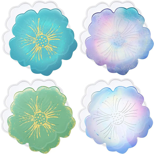 Silicone Mould Flower Coaster 5 inch