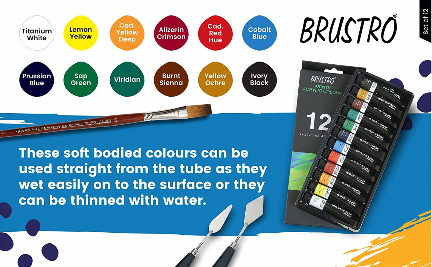 Brustro Artists ’ Acrylic Colour Set