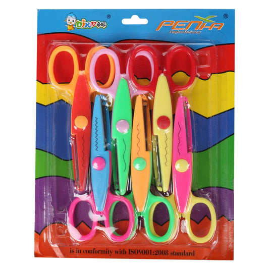 Zig Zag Scissors 6 Pc's Set