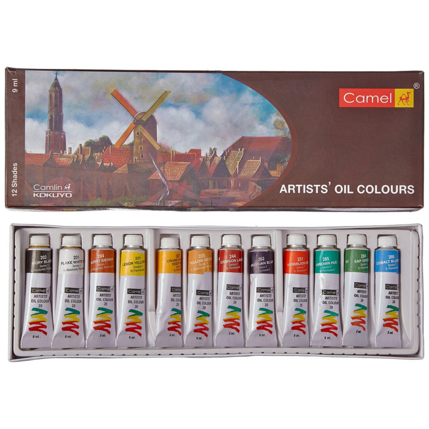 Camel Artist Oil Colour 9 ml

12 Shades