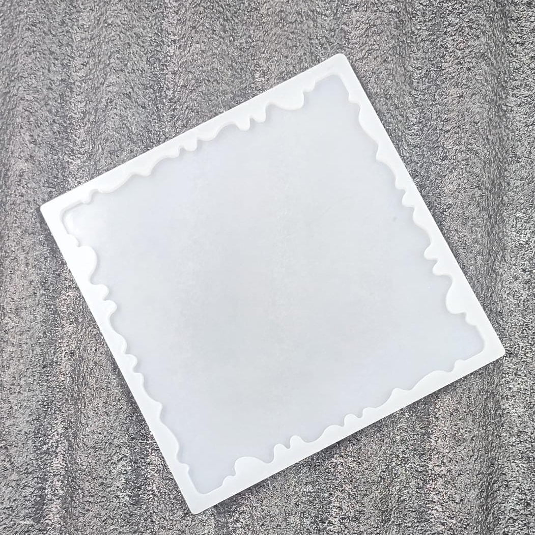 Silicone Mould Agate Square 8 Inch