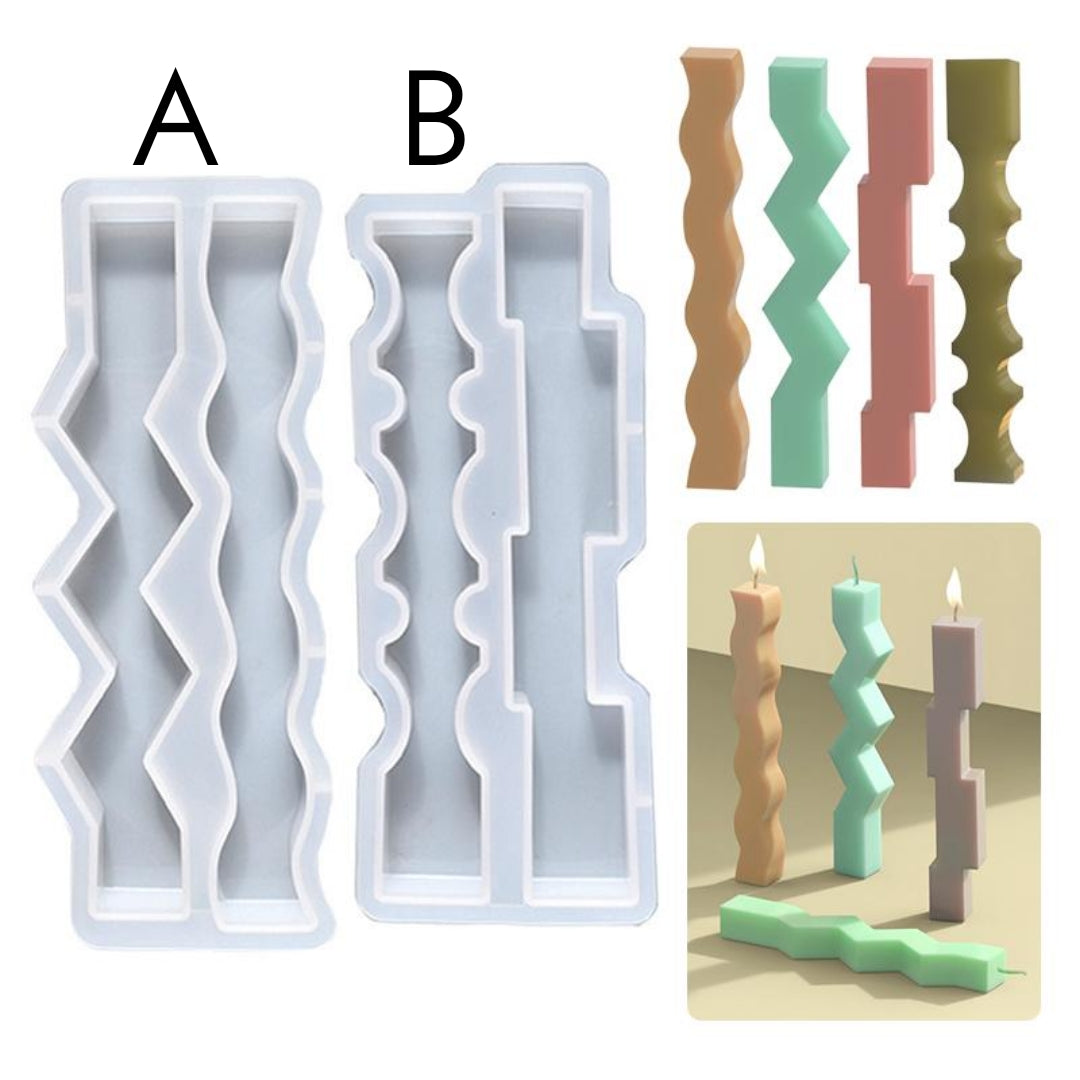 Silicone Mould Strip Candle