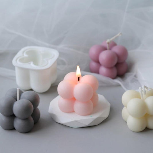 Silicone Mould 3D Small Bubbles Candle